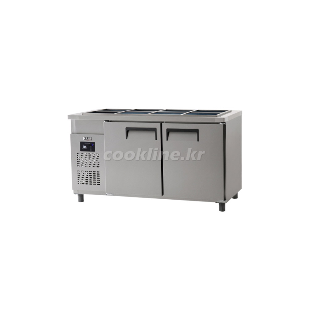 유니크대성 받드테이블냉장고 1500 [아날로그/디지털|메탈/스텐 선택가능] 받드냉장고 업소용냉장고 UDS-15RBAR 15RBDR