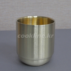 티타늄이중물컵 80x70mm 이중컵 고급형물컵 최소주문 5개