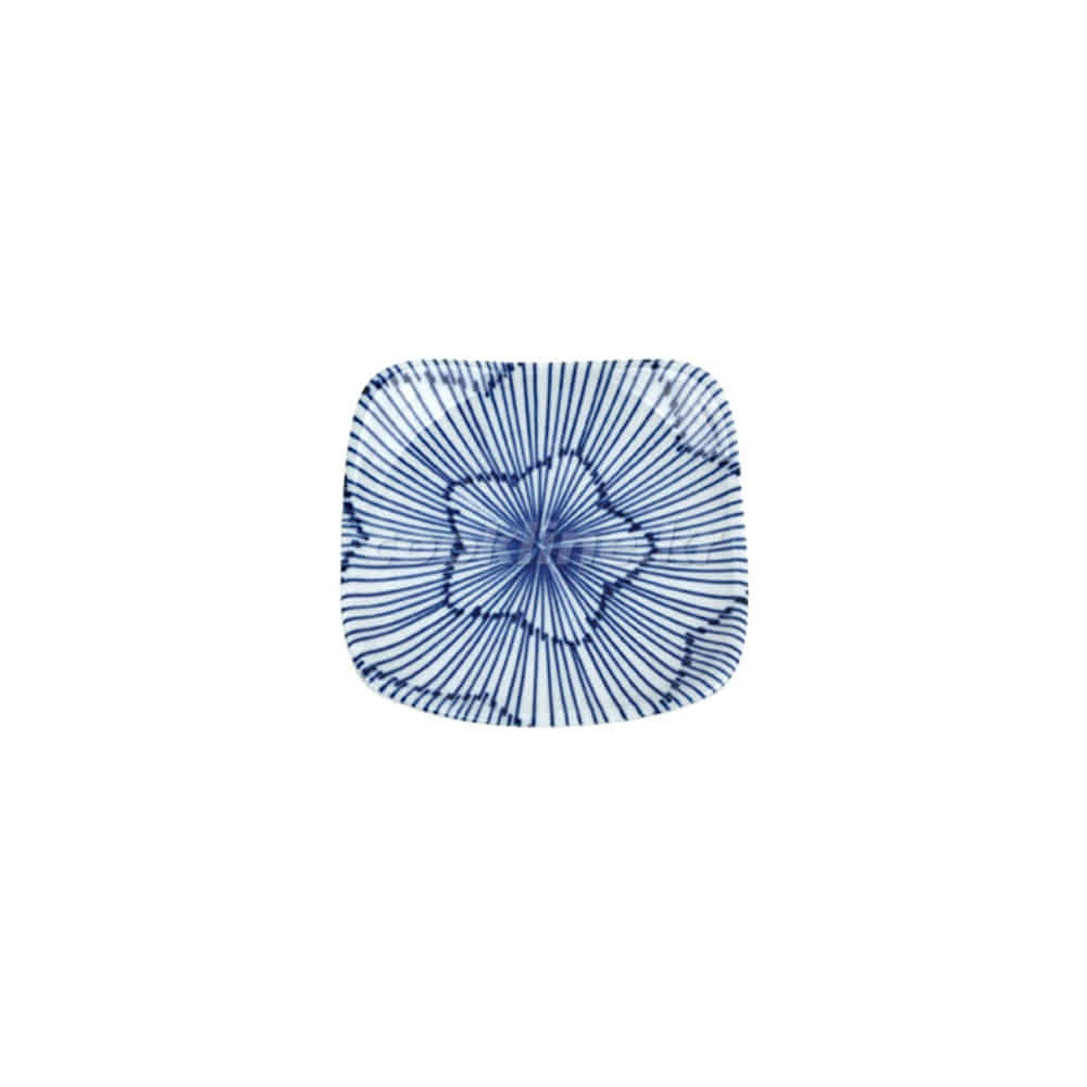 일제 티아라-137 사각 앞접시(꽃잎) 89×89 [최소주문 수량5개] 개인접시 일식접시 도자기접시