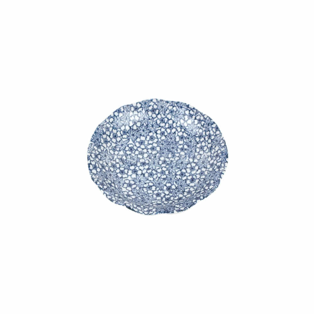 일제 티아라-93 물결 앞접시(단풍) 지름120 [최소주문 수량5개] 개인접시 원형접시 일식접시 도자기접시