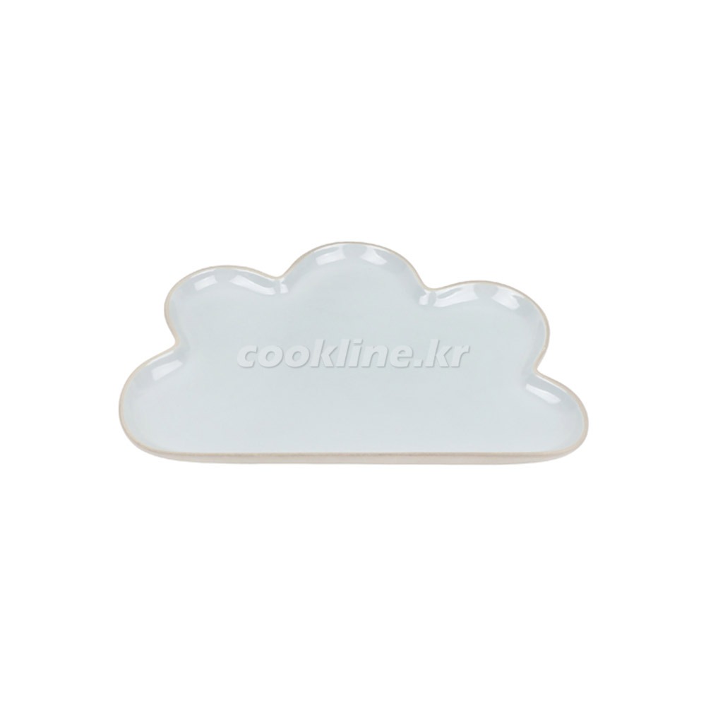 코스타-37 구름 접시 275×204×H23 요리접시 다용도접시 도자기접시