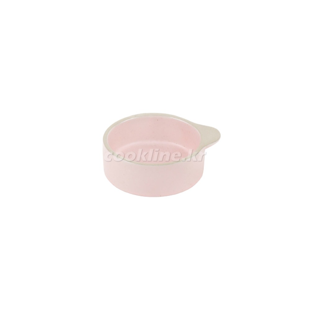 코스타-59 핑크 손잡이찬기 91×78×H33 [최소구매 5개] 구프 쿠프 반찬그릇 소스볼 도자기찬기