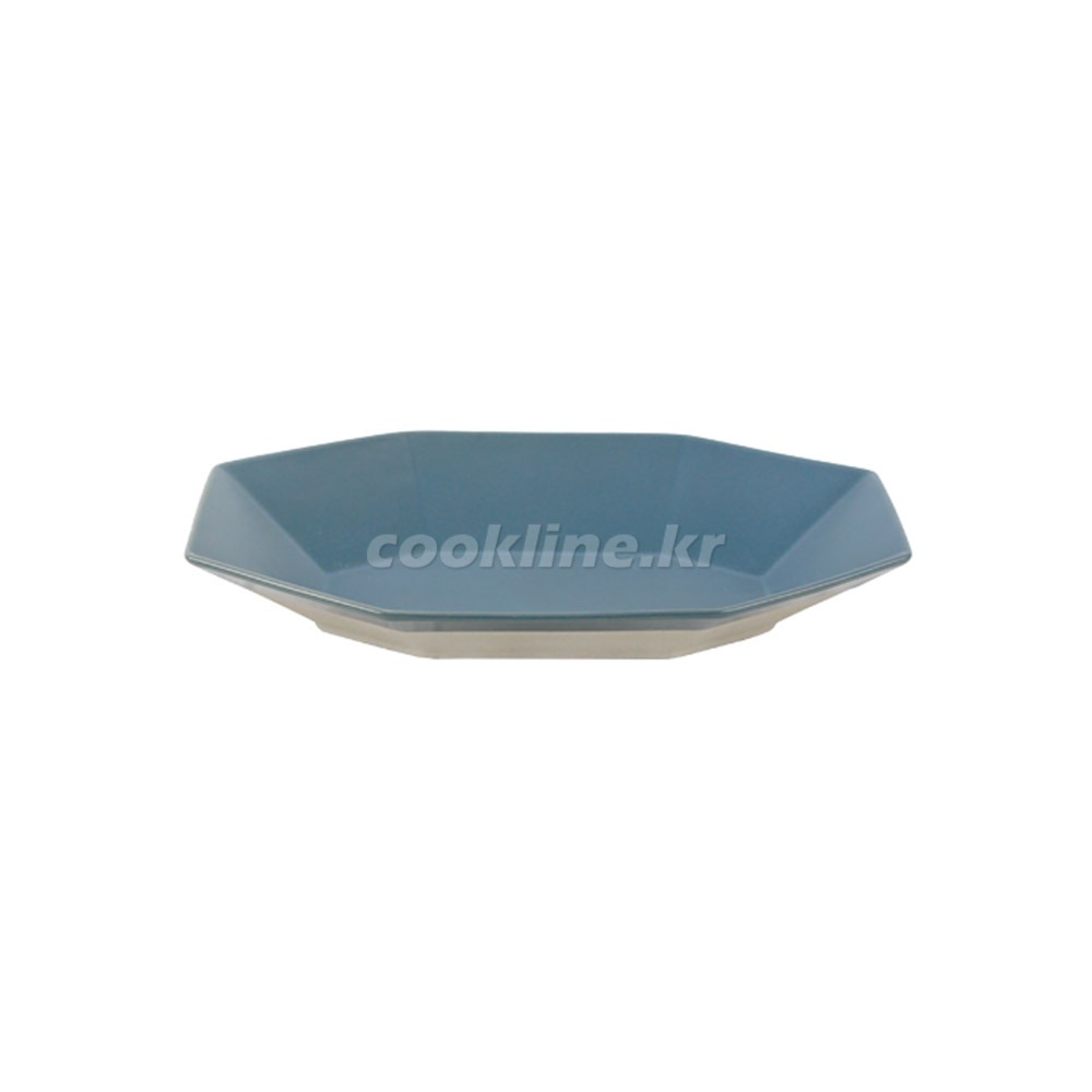 코스타-41 블루 팔각접시(대) 268×178×H45 요리접시 다용도접시 도자기접시