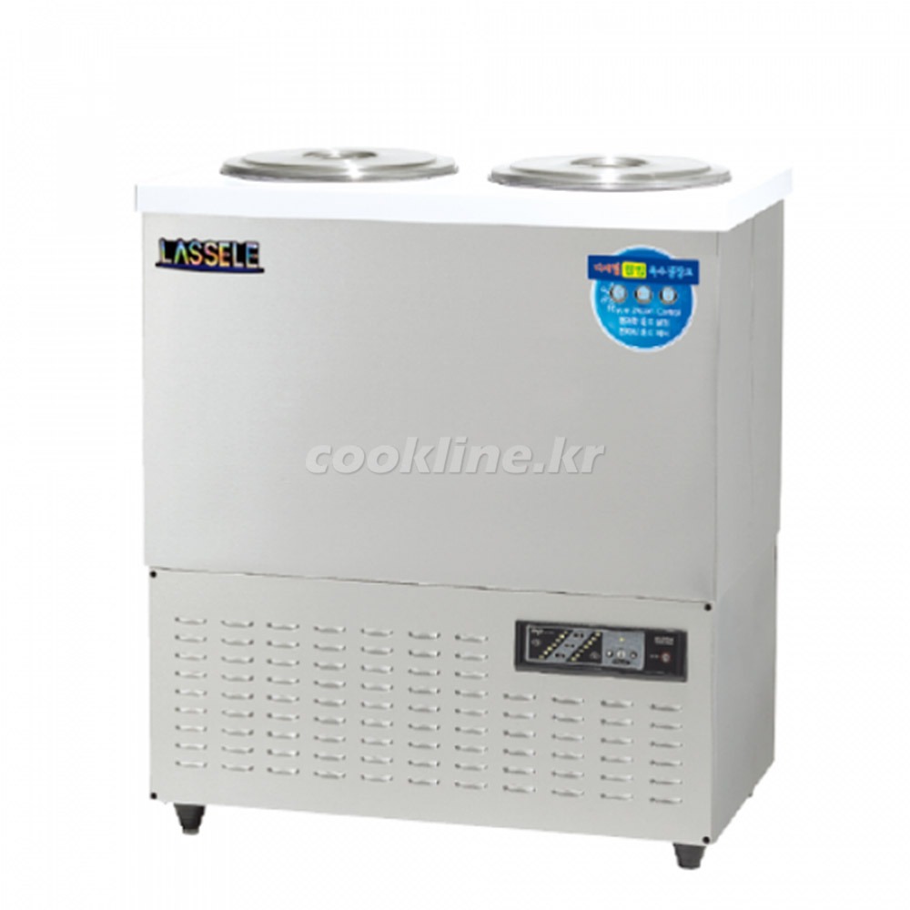 라셀르 LMJ-222R(64리터) 육수냉장고 [두말 쌍통] 850X500X900 냉면 막국수 슬러시냉장고