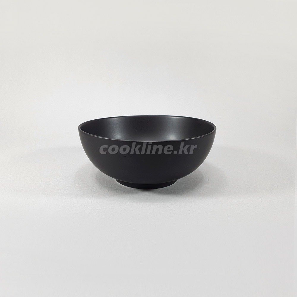 킴스아트 블랙 신면기 지름190xH80 소면기 도자기식기 비빔그릇
