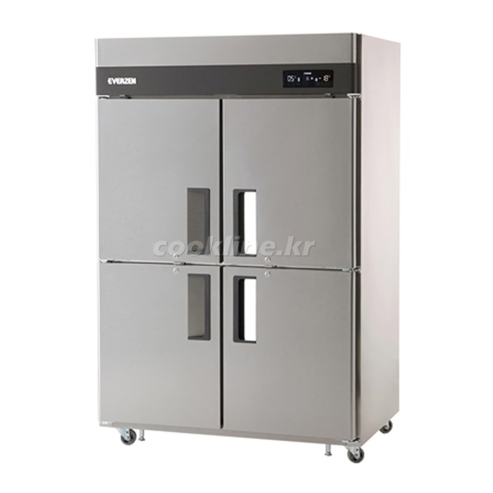 유니크대성 에버젠 45박스 냉장냉동고 스텐기존 직냉식 수직형냉장냉동고 UDS-45RFDE