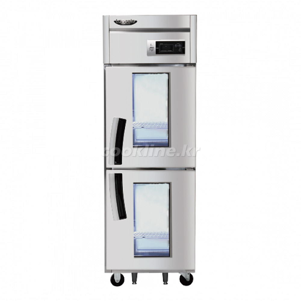 라셀르 25박스 직냉식 LD-625R-2G 600리터급 냉장2칸 업소용냉장고