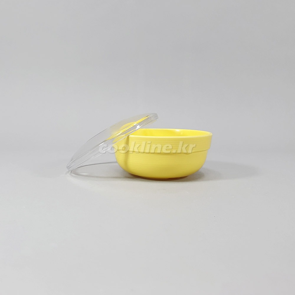 노랑색 국그릇(샤링) 개별선택가능 대접 얼로이PC 환자식기128C