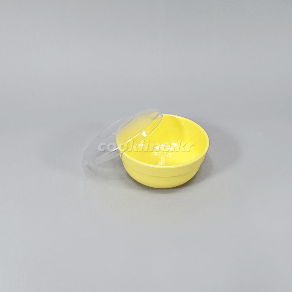 노랑색 밥그릇(샤링 소,대) 개별선택가능 밥공기 얼로이PC 환자식기 109C