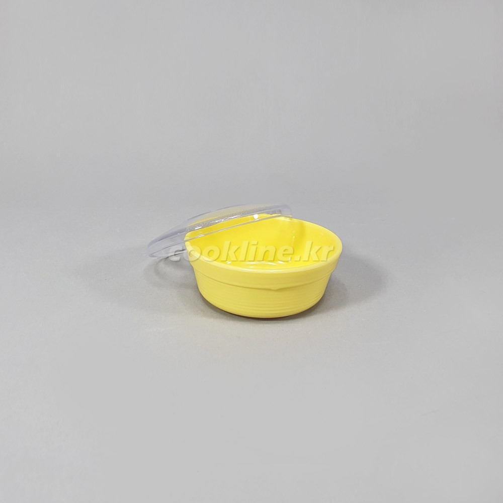 노랑색 찬그릇(샤링,높은/낮은) 샤링소스볼 개별선택가능 찬기 구프 쿠프 얼로이PC 환자식기 89C