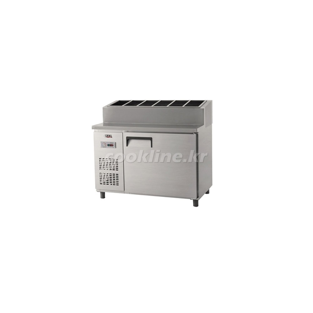 유니크대성 토핑테이블 냉장고 1200 [아날로그/디지털|메탈/스텐 선택가능] 토핑냉장고 업소용냉장고 UDS-12RPAR 12RPDR