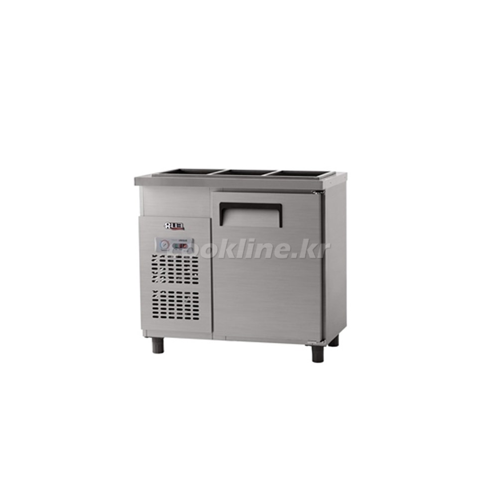 유니크대성 받드테이블냉장고 900 [아날로그/디지털|메탈/스텐 선택가능] 받드냉장고 업소용냉장고 UDS-9RBAR-1 9RBDR-1