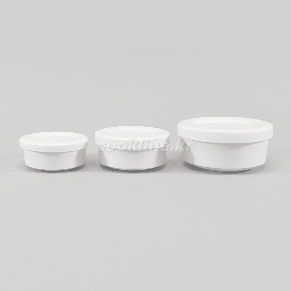 크롬 합주발 1~3호[뚜껑/하부] 개별선택가능 도자기밥그릇 최소구매수량5개
