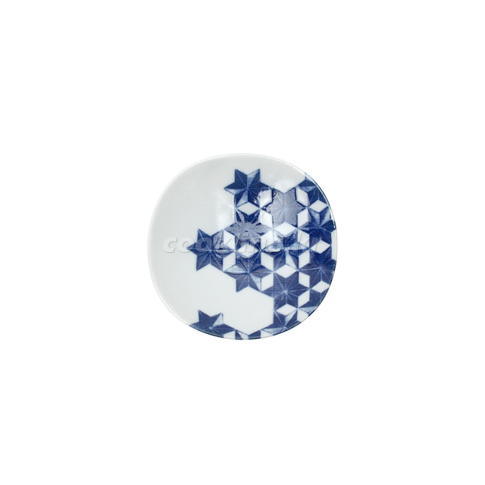 일제 티아라-1 별 앞접시(소) 지름125 [최소주문 수량5개] 개인접시 원형접시 일식접시 도자기접시