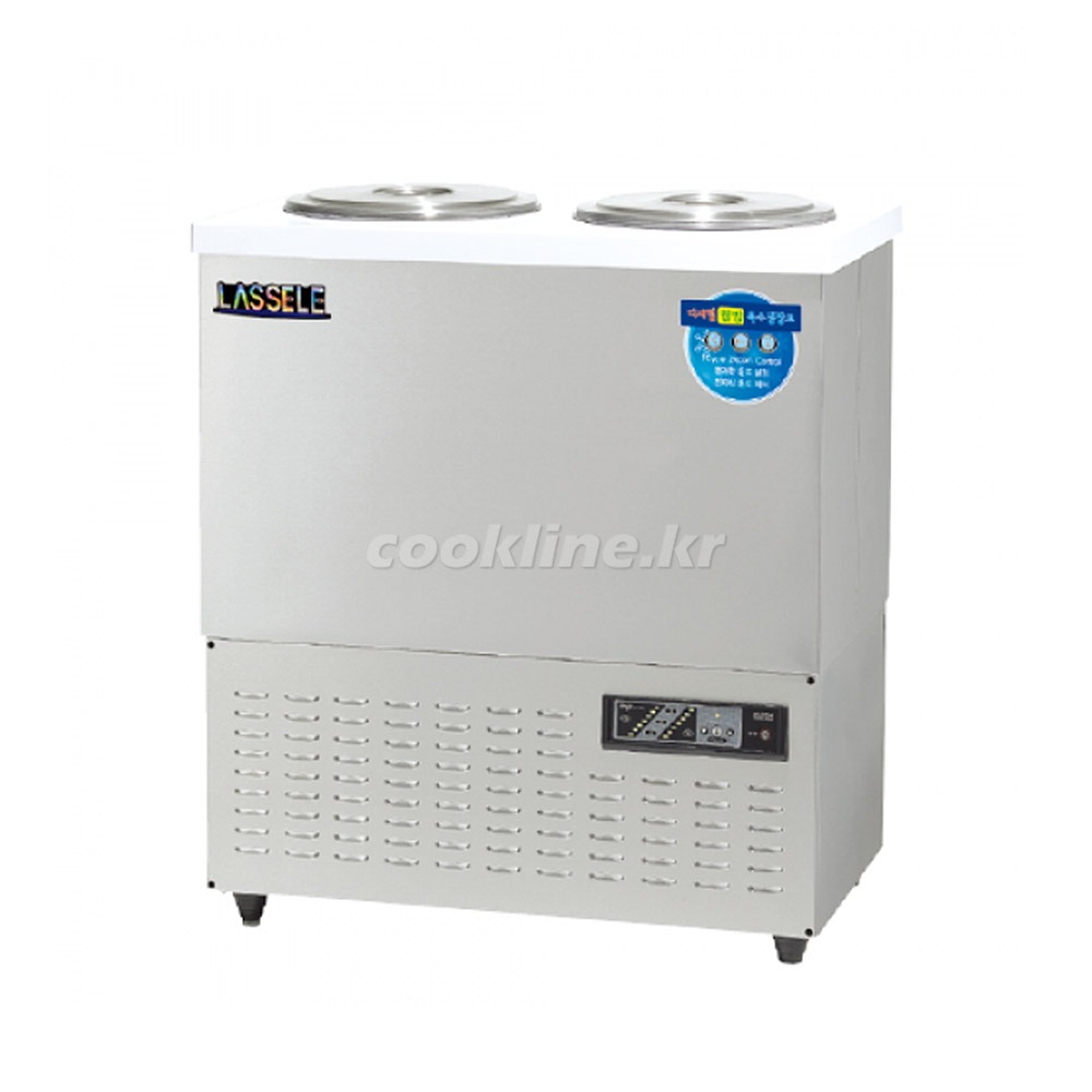 라셀르 LMJ-222R(64리터) 육수냉장고 [두말 쌍통] 850X500X900 냉면 막국수 슬러시
