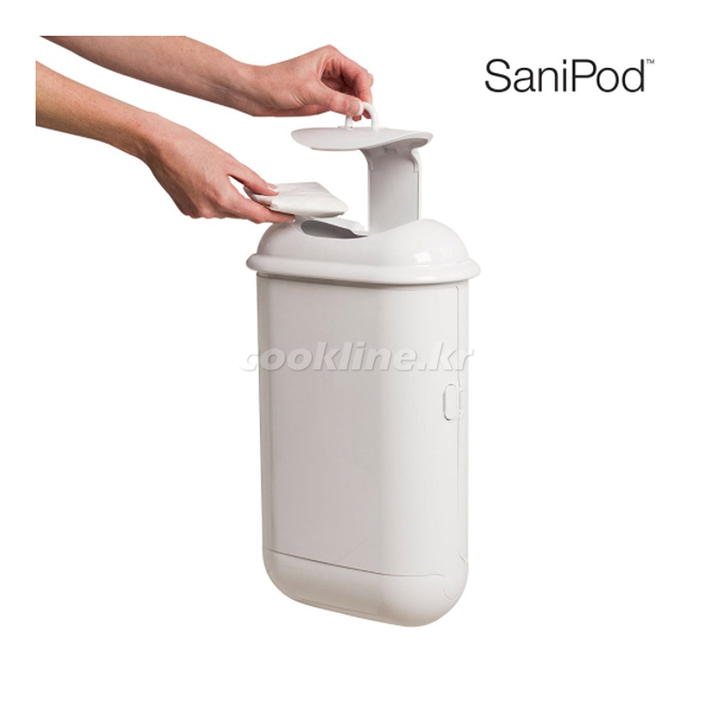 새니포드 생리대수거함 생리대휴지통 (수동형) 위생용품수거함 위생패드수거함 SP-20001