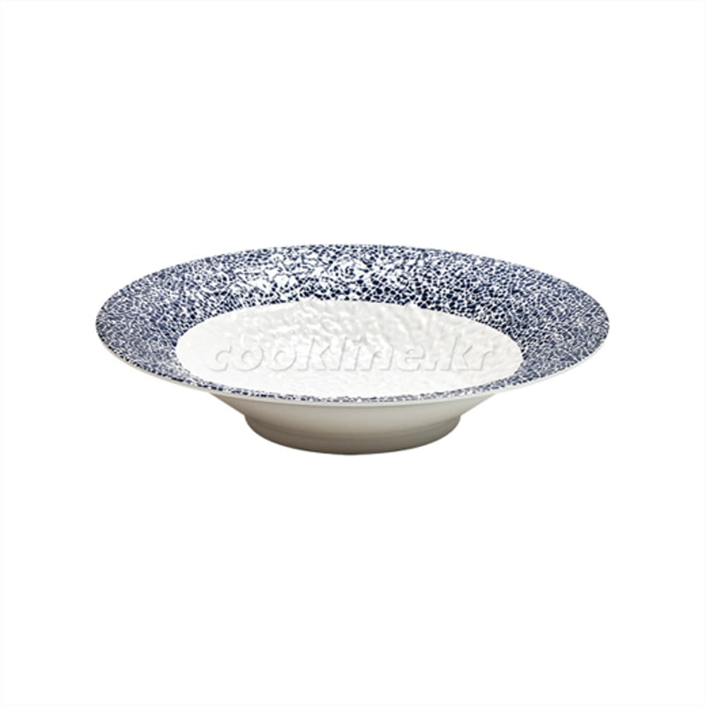 궁 네이비11-10인치 원쿠프 원형앞접시 원형그릇 원형찬그릇 멜라민그릇